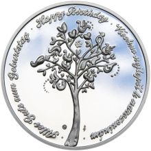 Medaile k životnímu výročí 20 let - 1 Oz stříbro Proof